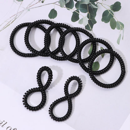 Accessory Girls Super Thin Ponytail Holder Hair Ropes Rubber Telephone Wire