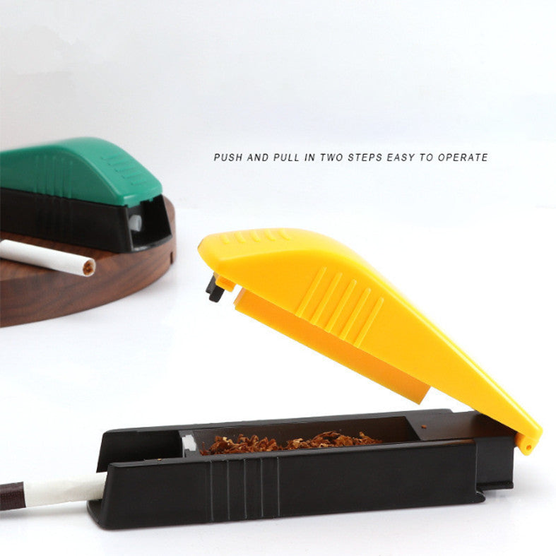 2Pcs Ultra Slim Cigarette Rolling Machine Tobacco Roller Maker for 6.5MM