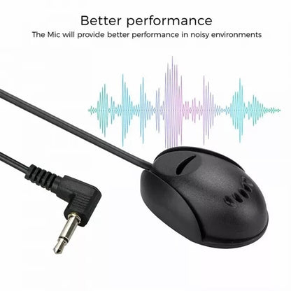 Universal 3.5MM Car Radio External Microphone For GPS Bluetooth Stereo Receiver