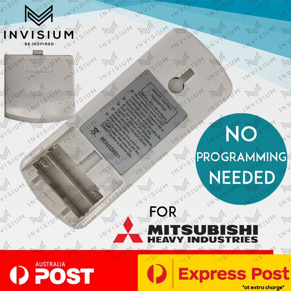 Air Conditioner Remote Control for Mitsubishi SRK35ZJ-S1, SRK50ZJ-S1