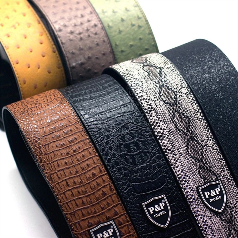 Embossed Electric Guitar Strap Bass Guitar Strap for Electric Guitar