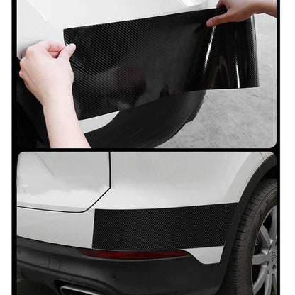 10CM*5M Carbon Fiber Car Sticker Door Sill Scuff Anti-Scratch Tape Protector Ki