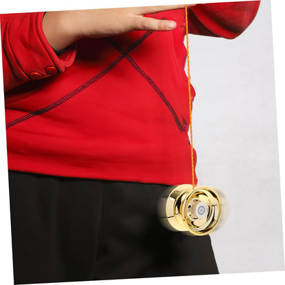 Alloy Metal Professional Yo-Yo Bundle Bearing Ball Kids Toy Boys Magic YoYo Gift