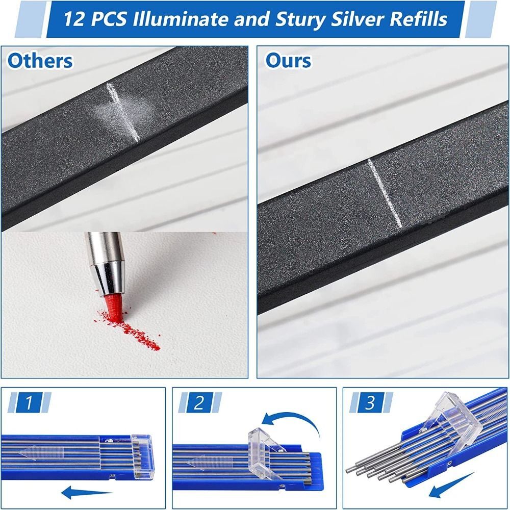 26 Pcs Marker Welders Pencil Metal Mechanical Pencils  Woodworking