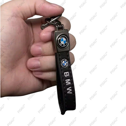BMW Keyring Keychain Leather Metal Car Key Ring Chain Brand Car Decro 01012