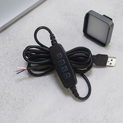 USB LED Dimmer Controller 5V DC Dual Tri Color Switch Cable for DIY Strip Light