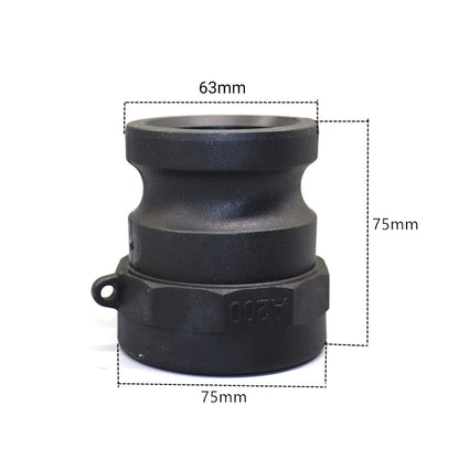 Hose Connector 2" Coarse Thread X 2" Cam Lock IBC Tank Adapter Fittings Valve