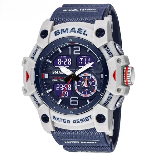 Multifunctional Men's Sport Watches Waterproof Military LED Analog&Digital Watch