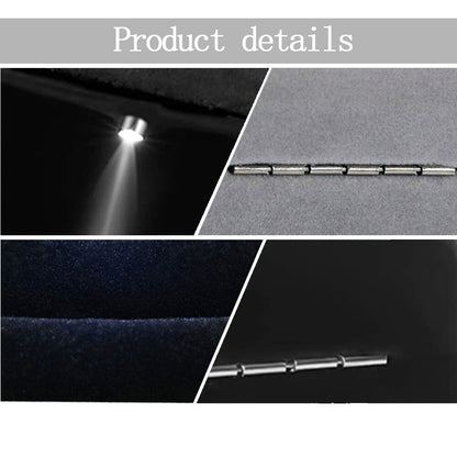 LED Ring Box Jewelry Wedding Engagement Proposal LED Ear Ring Case Black AUS