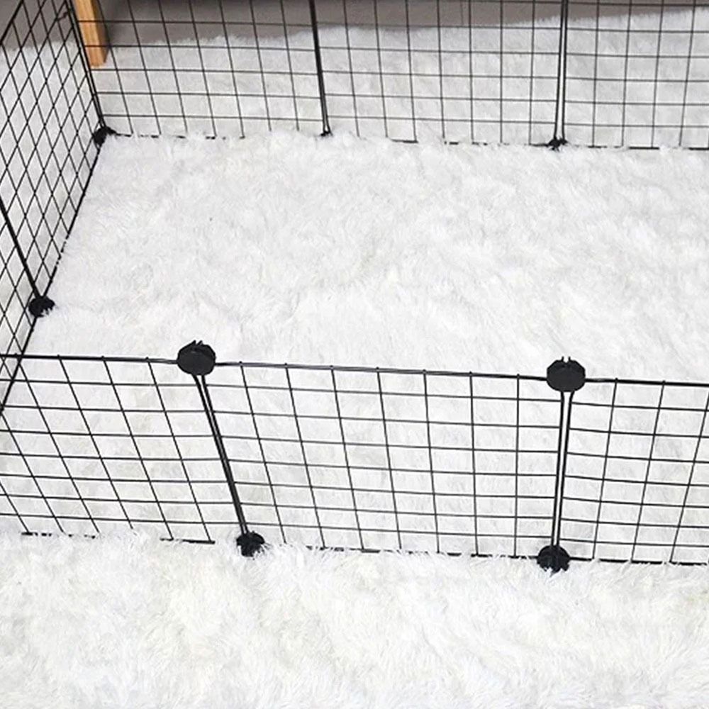 1/8Pcs Storage Shelving Modular Organizer Wire Cube Connectors