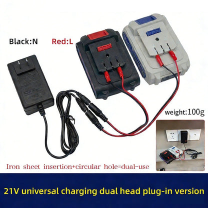 18/21V/24V Lithium Dual-head Charger Universal Battery Charger
