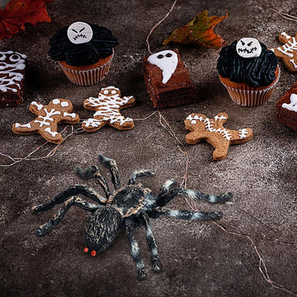 3/5PC Prank Spider Realistic Plastic Fake Insect Gag Joke Toy Halloween Props AU