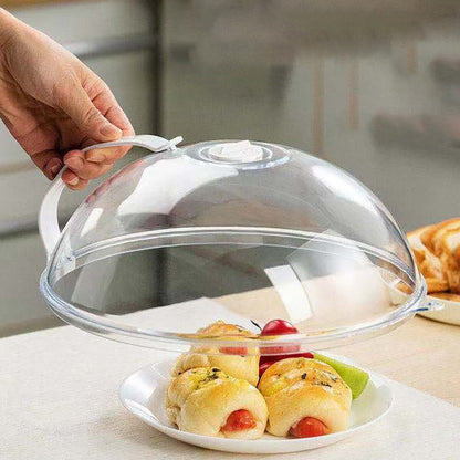 Microwave Food Dish Anti-Splatter Cover Guard Lid With Steam Vents Plate Covers