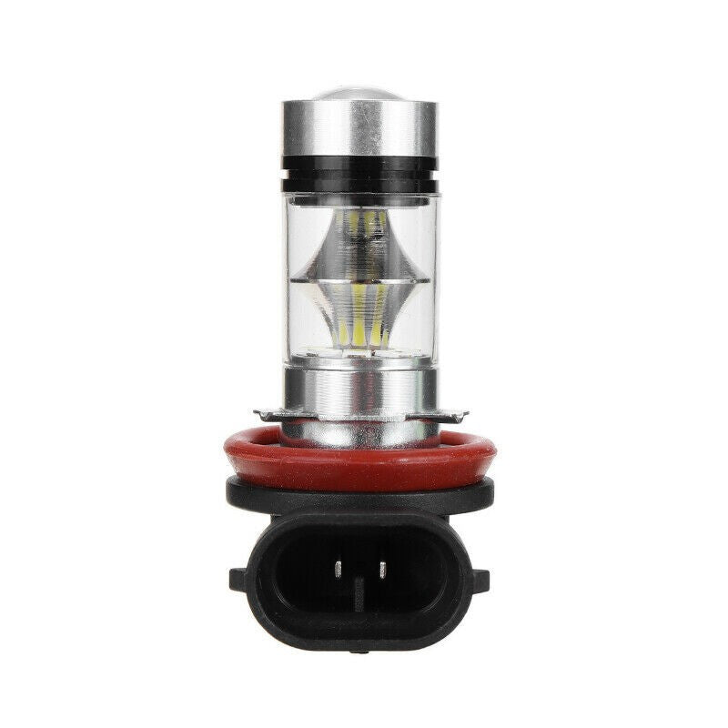 2 X H8 H9 H11 LED GLOBES COOL WHITE 6000k LED FOG LIGHT GLOBES 2PCS