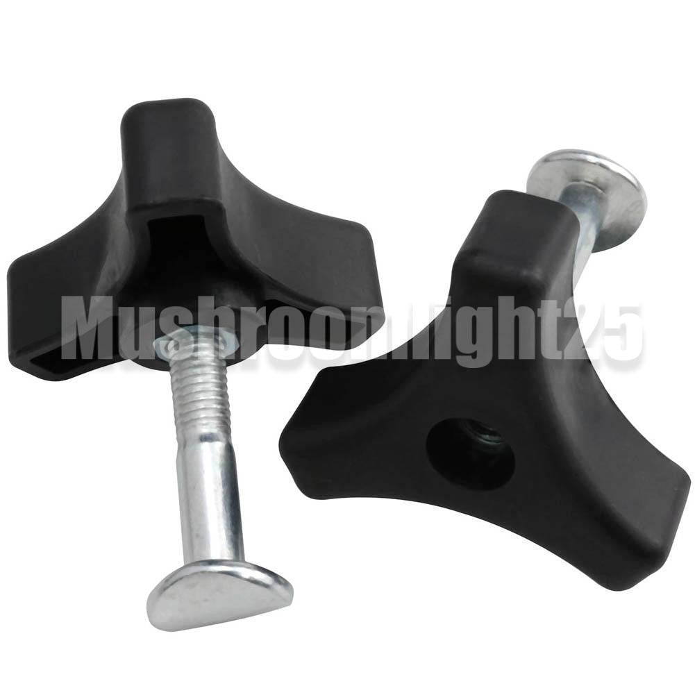 5X Screw Bolt Triangle Handle Knob Nut Parts Replace For Honda Lawn Mower