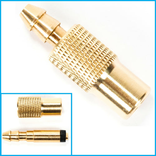 Air Inflator Connector 6mm Barb to 8mm Female Thread Schrader Tyre Pump Tire