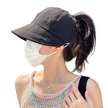 Summer Sun Hat Women UPF 50+ UV Protection Bonnet Visor Cap Wide Brim Hat AU