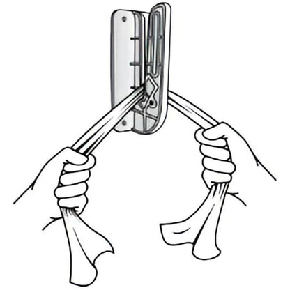 Wall-Mounted Rag Cutter, The Orange Rag Cutter, Rag Cutter Wall Mount