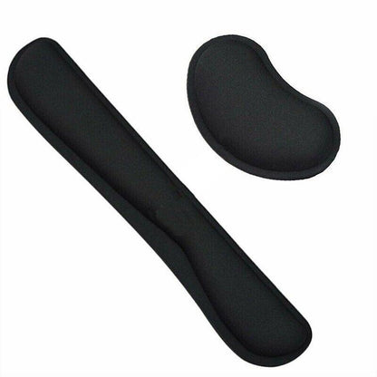 Keyboard Wrist Rest Pad and Mouse Gel Wrist Rest Support Cushion w/ Memory Foam