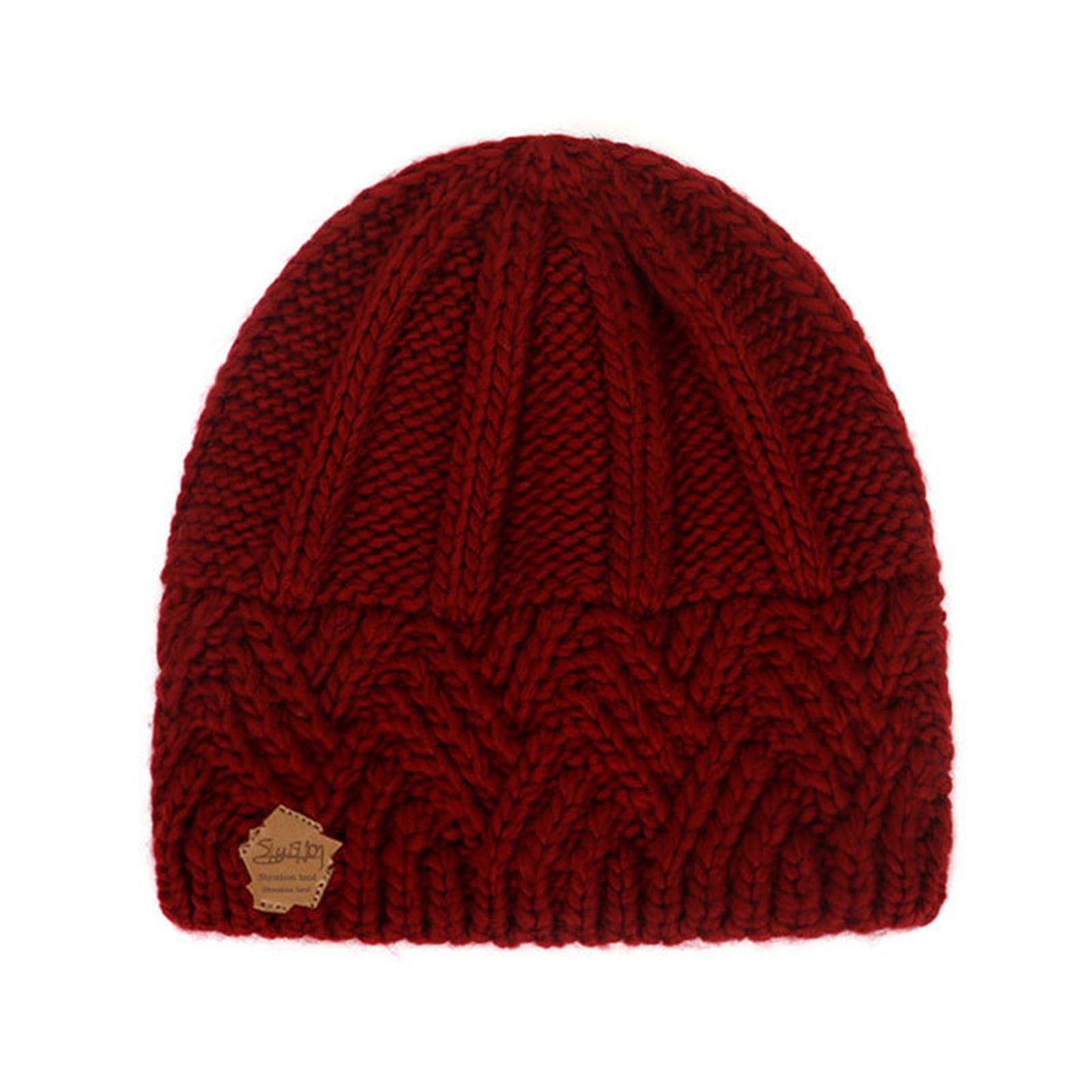 Women Winter Warm Slouch Bubble Beanie Hat Comfy Thermal Knitted Crochet Cap