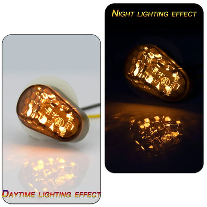 LED Flush Mount Indicators Turn Signals Compatible with Yamaha YZF R1 R6 FZ1 FZ6 MT03 XJ6