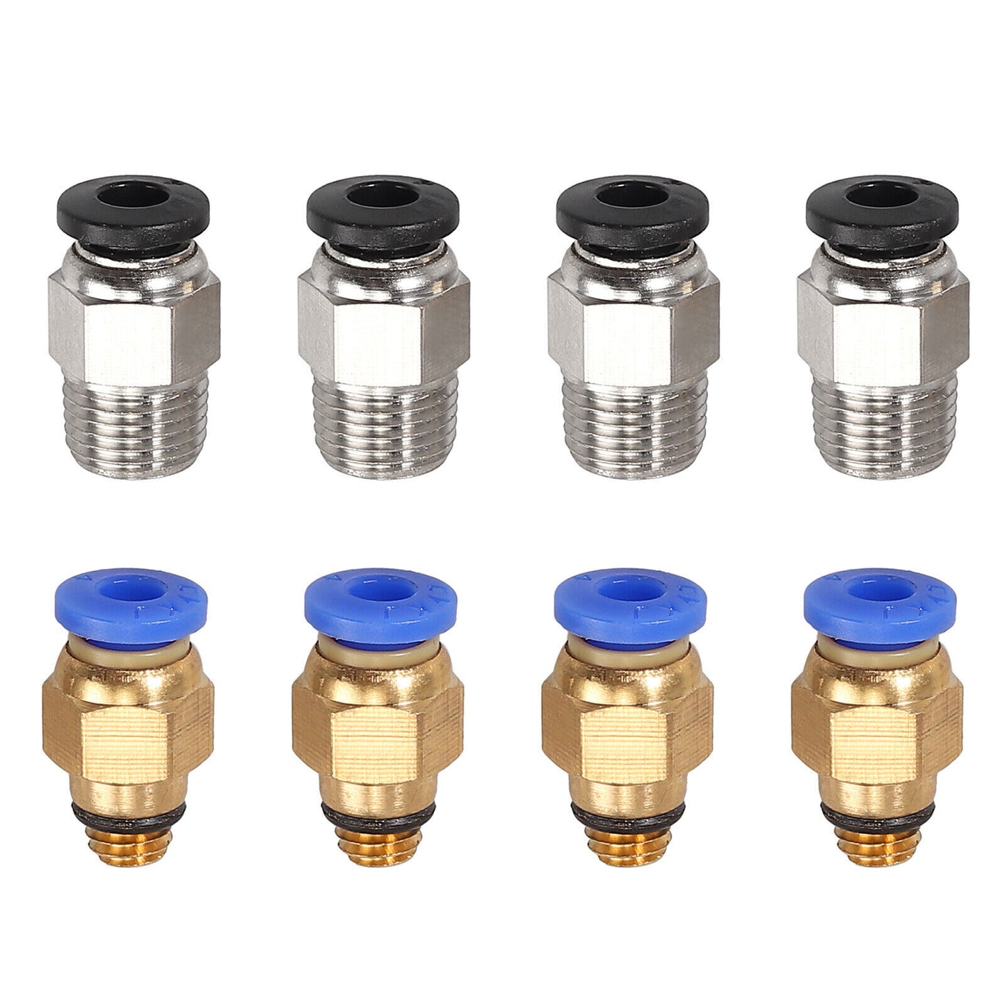 3D Printer PTFE Tube Pneumatic PC4-M10 Straight Connectors 1.75 mm Filament