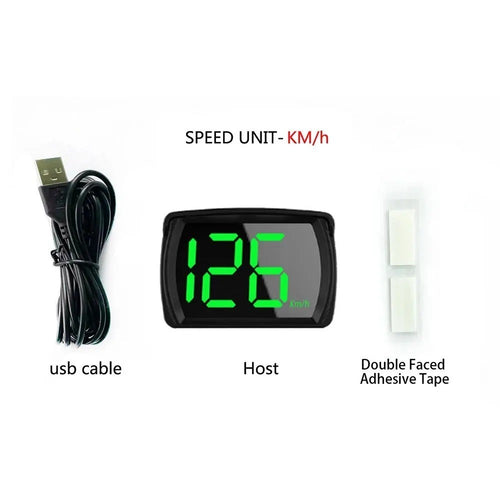 Digital Speedometer Universal GPS Car HUD Head Up Display Km/H Speed Display