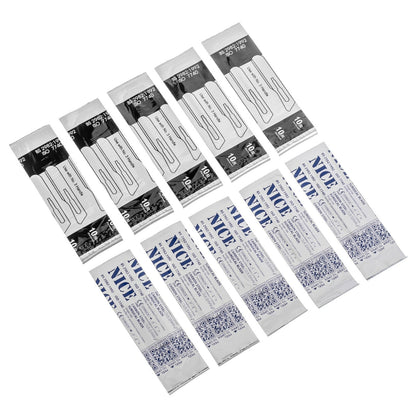 10pc No. 10R Sterile Carbon Steel Surgical Scalpel Butter Blade Dermaplaning