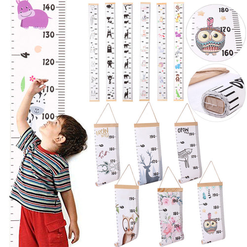 Kids Height Growth Ruler Chart Children Wall Hanging Personalised Measure Wooden