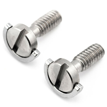2pcs 1/4" Inch Tripod Camera Screw Folding D Ring Arca Swiss Plate Inch Mount