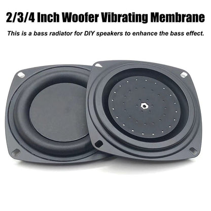 Universal Woofer Radiator Black Bass Passive Speaker