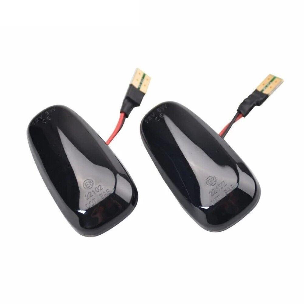 2Pcs Compatible with Holden VY/VZ Commodore 2004–2007 Sequential LED Indicators - Smoked