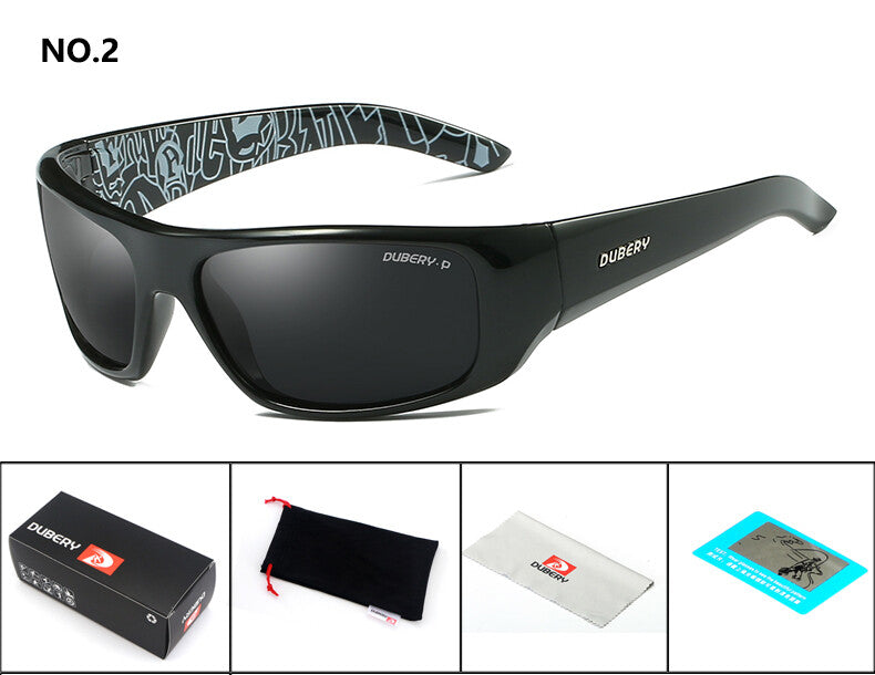 DUBERY Sunglasses Polarized Men's Glasses Sports Driving Fishing Eyewear UV400