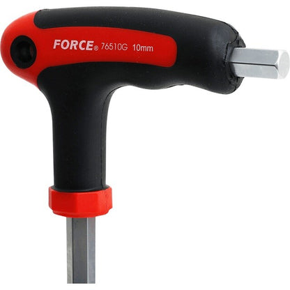 Force/Selta 765.. Long L-Shape Metric & Imperial SAE Hex Key Ball Point Softgrip
