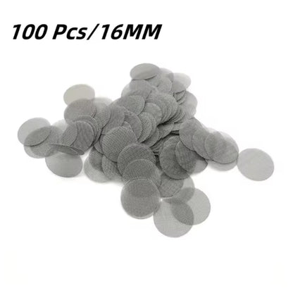 100Pcs Stainless Steel Screen Set 16-20mm Pipe Filters Mesh Net Mighty/Plus etc