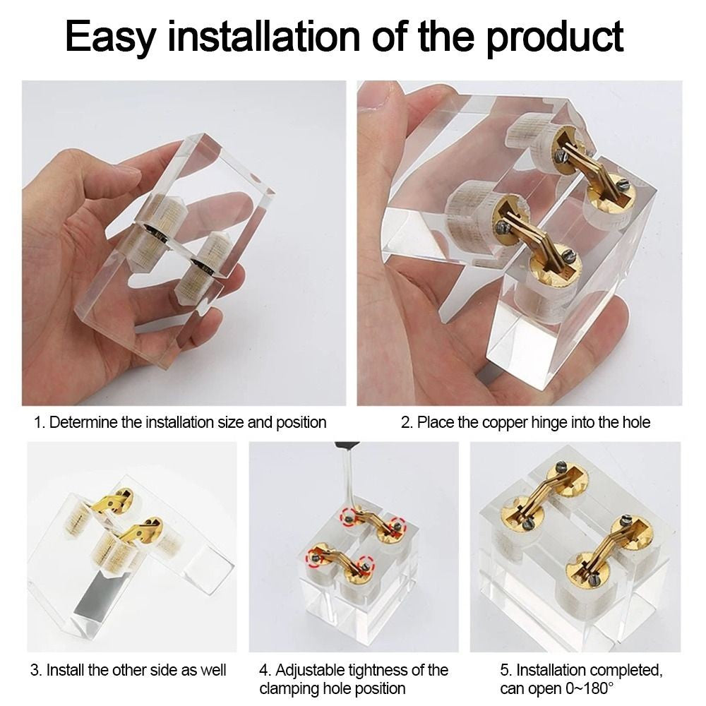 Invisible Barrel Hinge 8-18mm Furniture Hinges New Hardware  Cupboard