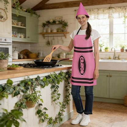 Fancy Dress Crayon Themed Gnome Set Funny Gnome Cone Hat  Costume Party