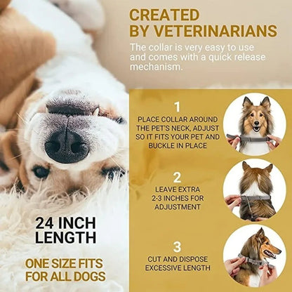 8 Month Flea & Tick Collar for Dogs & Cats Adjustable Waterproof AU Stock
