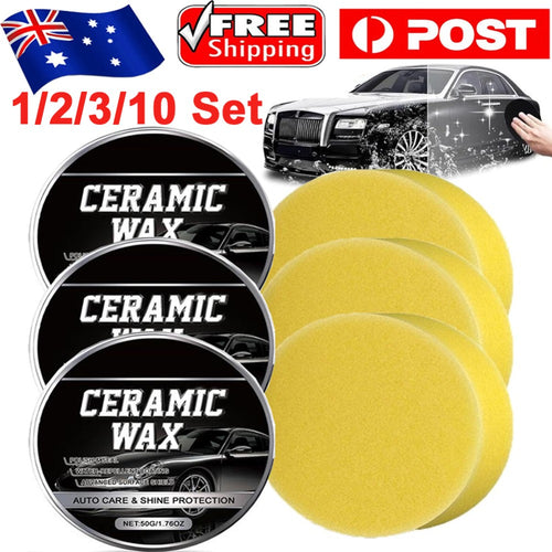 1-10 Set Titanium Ceramic Wax Cream,Strong Protection Car Coating Polishing Wax