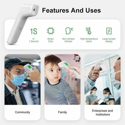 Non Touch Infrared Temperature Thermometer Digital Forehead Baby Adult Body Gun