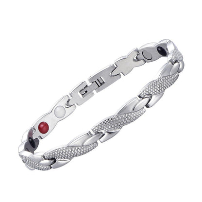 Mens Women Bracelet Magnetic Healing Bio Therapy Arthritis Pain Relief Bangle AU