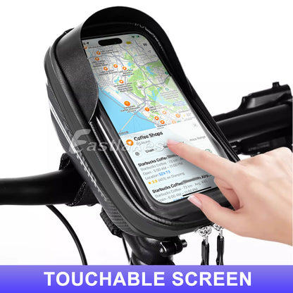 Waterproof Bike Bicycle Motorcycle Handlebar Mount Holder Case Compatible with Apple Samsung
