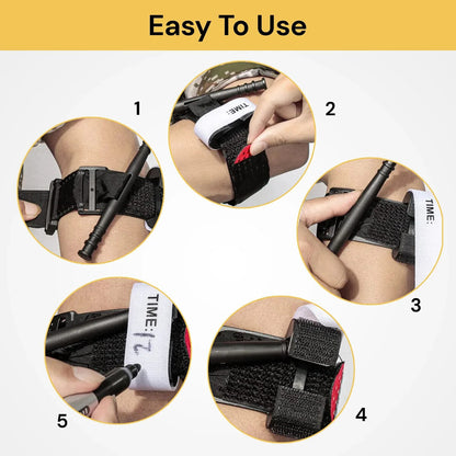95mm Spinning Tourniquet Medical Emergency First Aid Blood Flow Control Tool AU