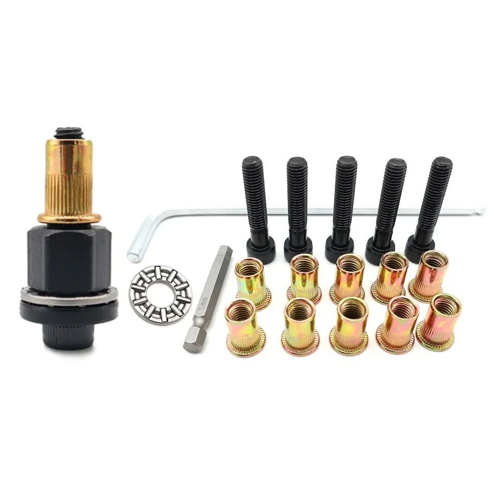 11Pcs/Set M3 M4 M5 M6 M8 M10 Manual Riveter Tool Head Rivet Tool Set