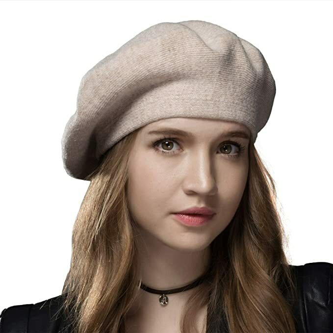 Women's Ladies Acrylic Wool French Beret Hat Cap Winter Warm Hats AUS Stock