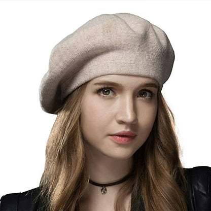 Women's Ladies Acrylic Wool French Beret Hat Cap Winter Warm Hats AUS Stock