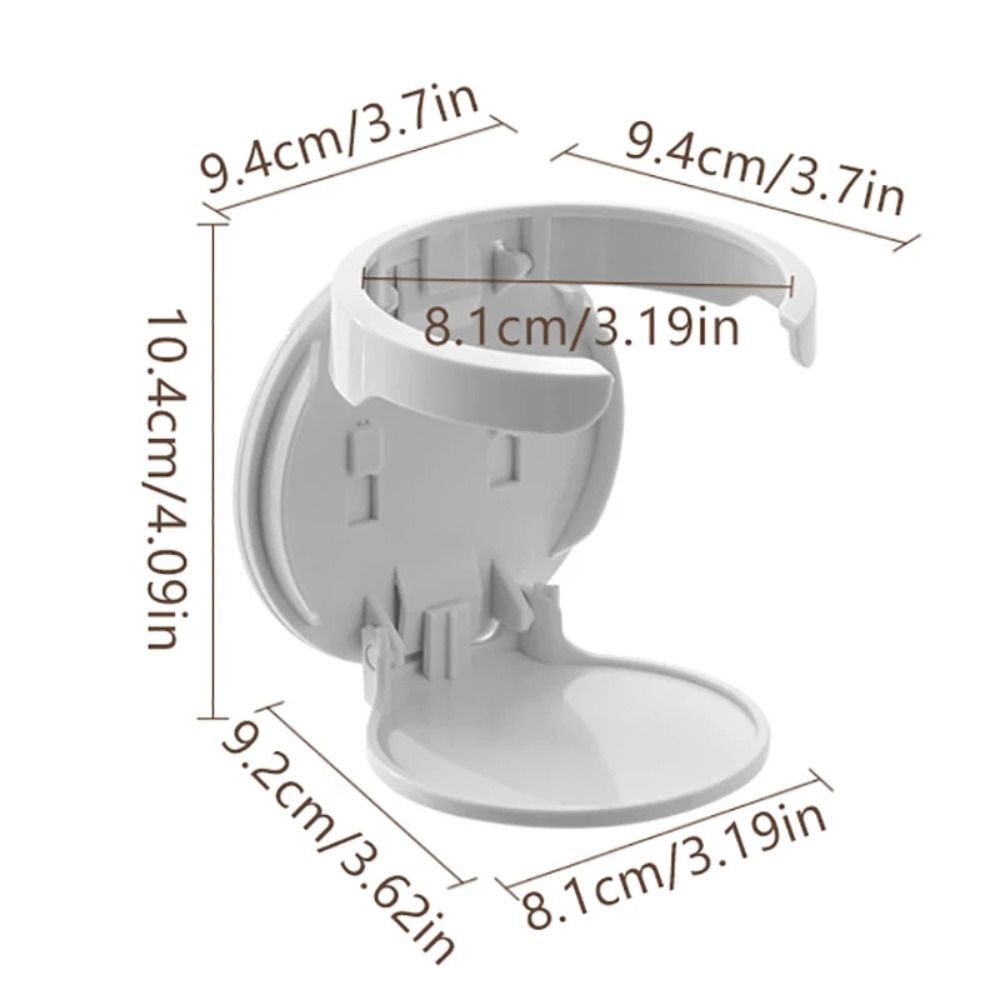 Foldable Round Cup Holder Self-Adhesive Wall Bottle Rack New Drink Holder