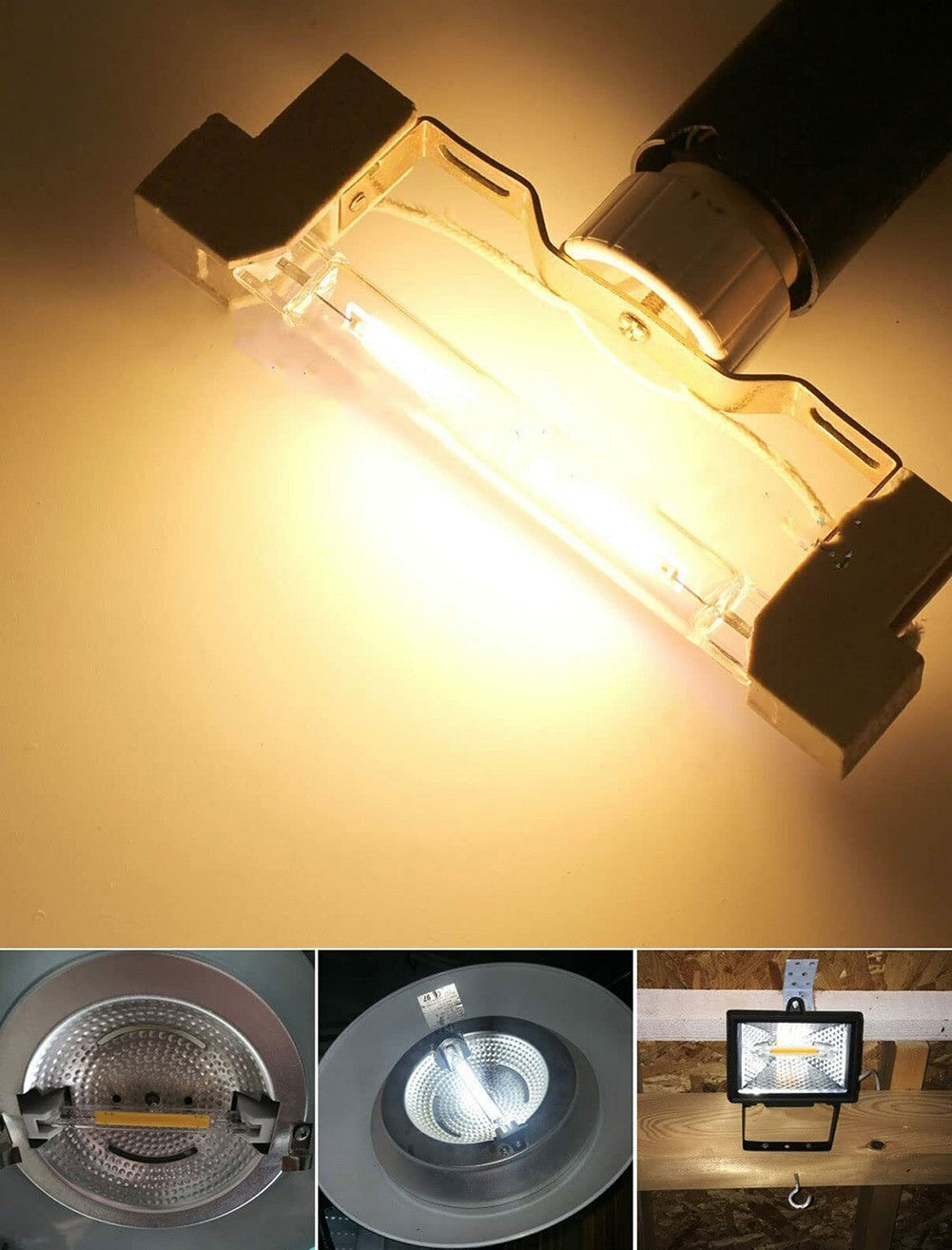 78/118mm R7S LED Flood Light Corn Bulb Light Replacement For Halogen Lamp AU