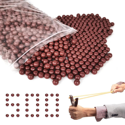 100/400/500 Clay Slingshot Ammo 8-9mm Biodegradable Hunting Balls