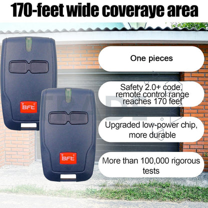 Genuine BFT Mitto Garage/Gate 2 Button Remote Control Type B RCB TX2/TX4/0678